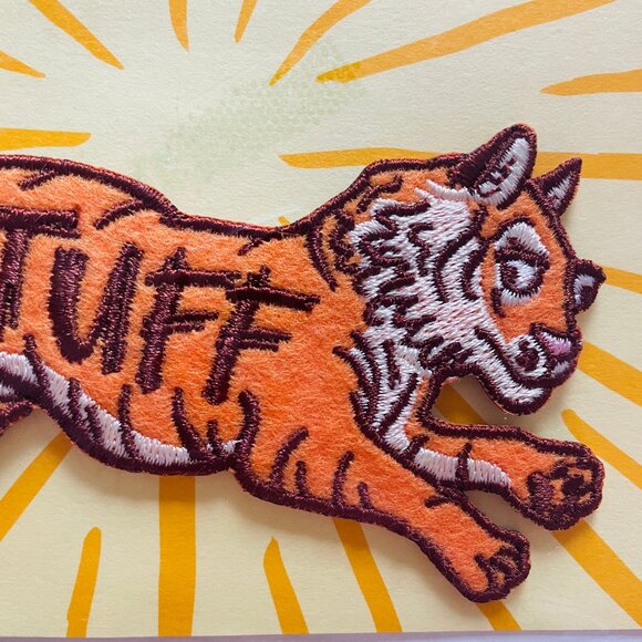 NWT Oversized Tiger Iron On Patch - Picture 1 of 4